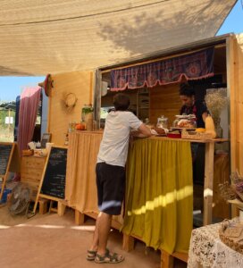 מאיוצ'קה עגלת קפה חדשה מושב גמזו בשפלה תמונה של העגלה ולקוח