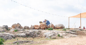אביולה עגלת קפה צופים בשומרון תמונה של הסביבה