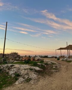 אביולה עגלת קפה צופים בשומרון תמונה של הסביבה