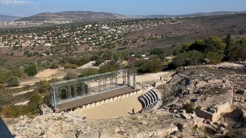 גן לאומי ציפורי תמונה של התיאטרון הרומי